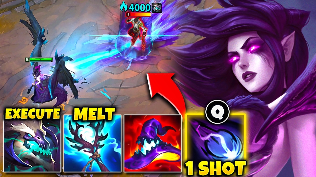 MORGANA BUT MY Q IS A GUARANTEED ONE SHOT (1000+ AP & ELDER SOUL)