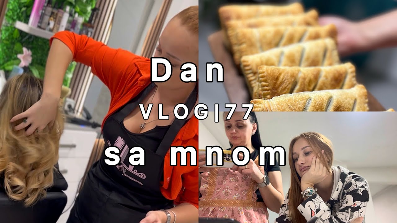 Vlog 77| Radim pramenove, kuhanje sa mamom u kuhinji 🤍🪄