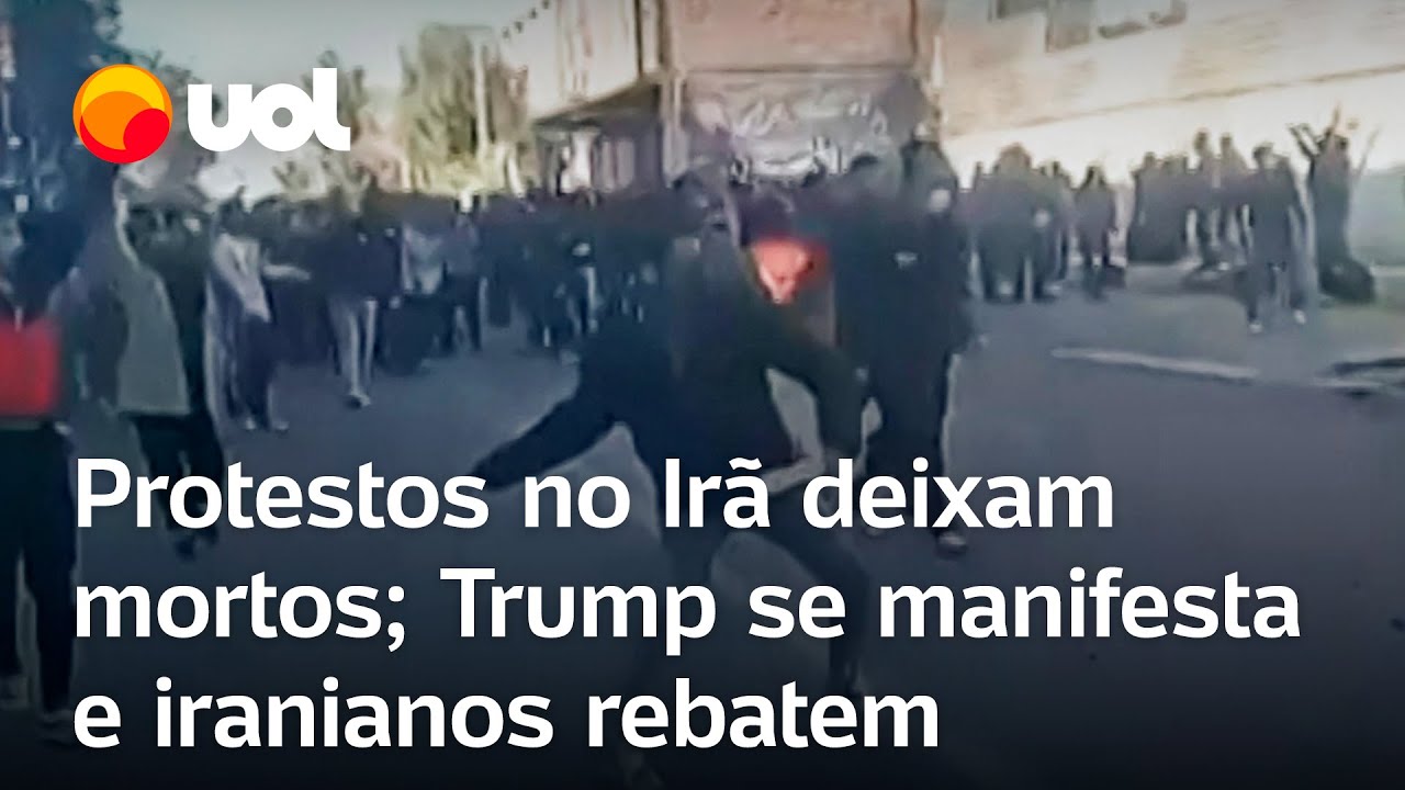Manifestações no Irã têm mortos e feridos; Trump se manifesta e governo iraniano rebate