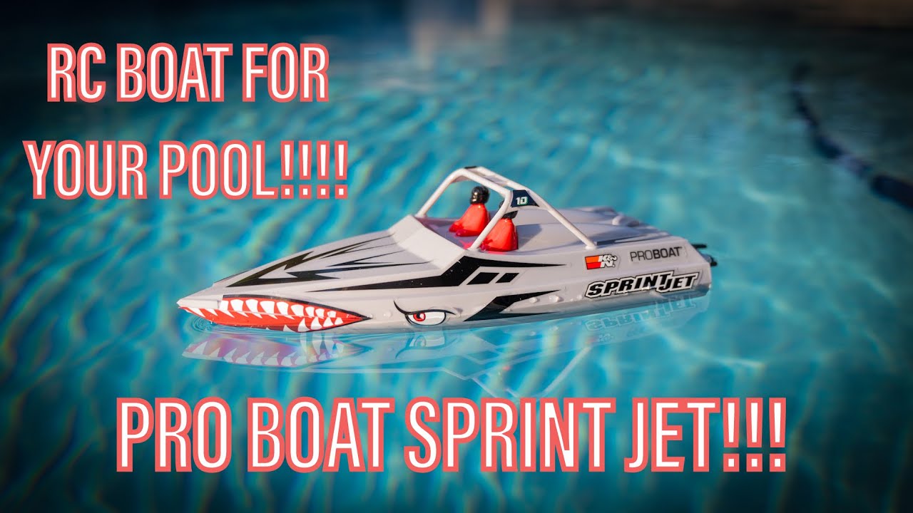 RC Boat For Your Pool!!! ProBoat SprintJet from Horizon Hobby!!!