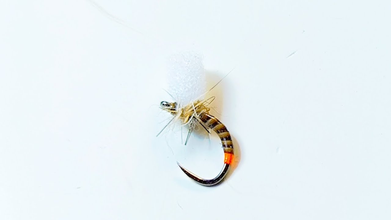 Size 20 Foam Emerger Dry Fly. 