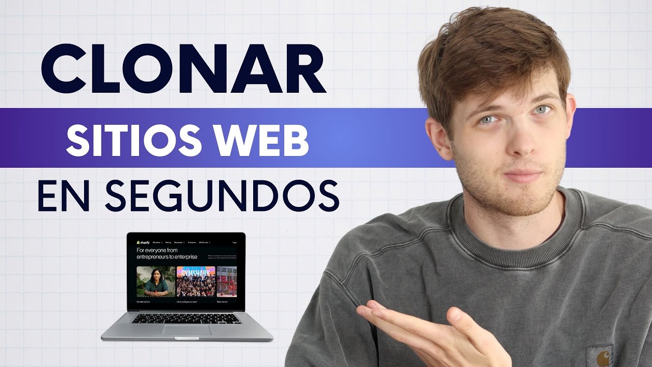 C&oacute;mo clonar cualquier sitio web usando IA (Tutorial de Base44).