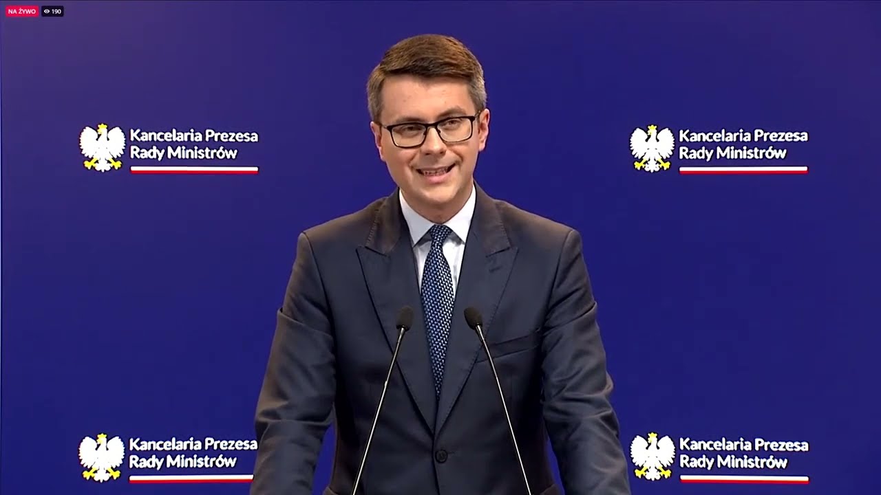 Briefing prasowy rzecznika rządu Piotra M&uuml;llera