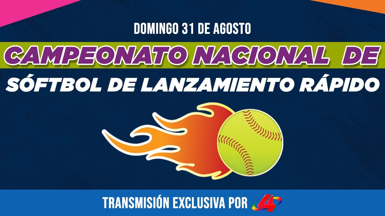 🔴 EN VIVO - Primer Juego  Campeonato Nacional de Sóftbol Masculino | Lanzamiento rápido