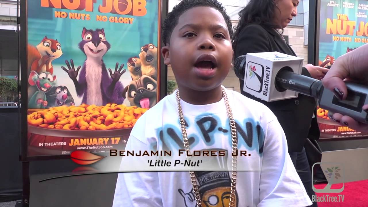 Lil' P-Nut hits THE NUT JOB red carpet w/ Katherine Heigl and Will Arnett