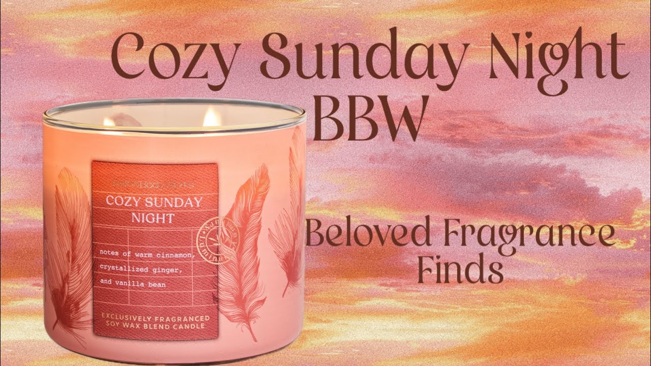 Обзор свечей Bath & Body Works Cozy Sunday Night 🫚🤍