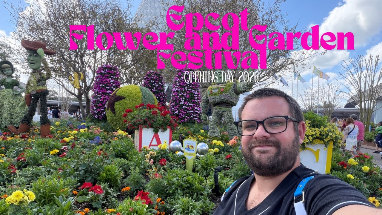 Epcot Flower and Garden Festival 2026 opening day!! #epcot #waltdisneyworld #flowerandgarden 