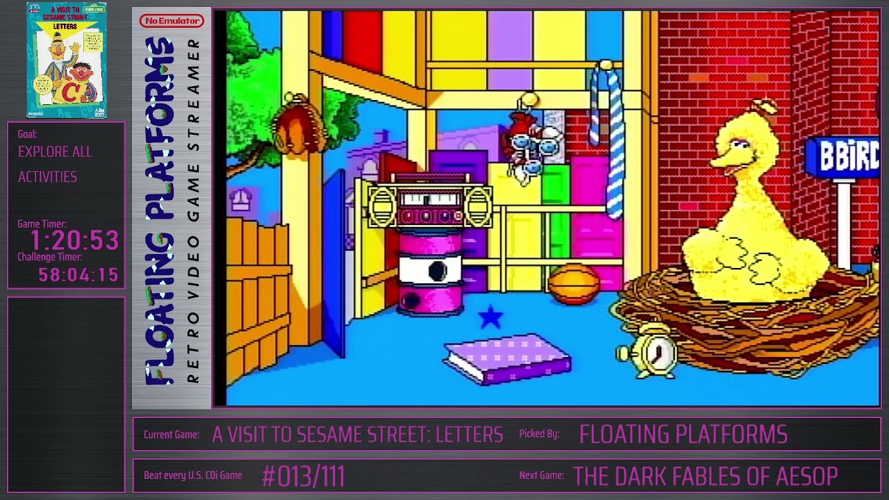A Visit to Sesame Street: Letters - Beat All US CDi Games #013/109 (Part 2 of 2)