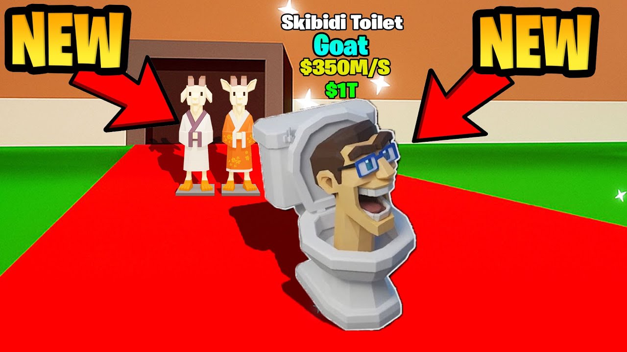 [350M/S] New Goat Skibidi Toilet in Steal the brainrot Fortnite
