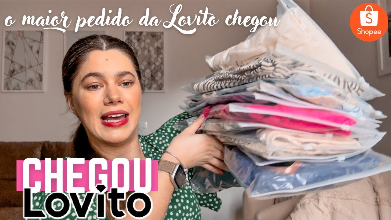 O MAIOR PEDIDO DA LOVITO QUE JÁ RECEBI | SHOPEE 12.12