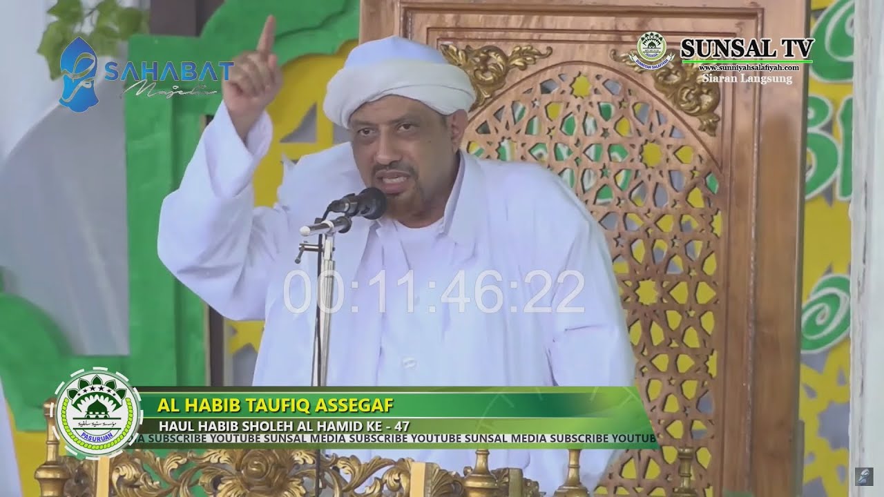 AJAKAN BERSATU UNTUK PARA UMMAT MUSLIMIN | FULL CERAMAH HABIB TAUFQ ASSEGAF DI HAUL TANGGUL 2023