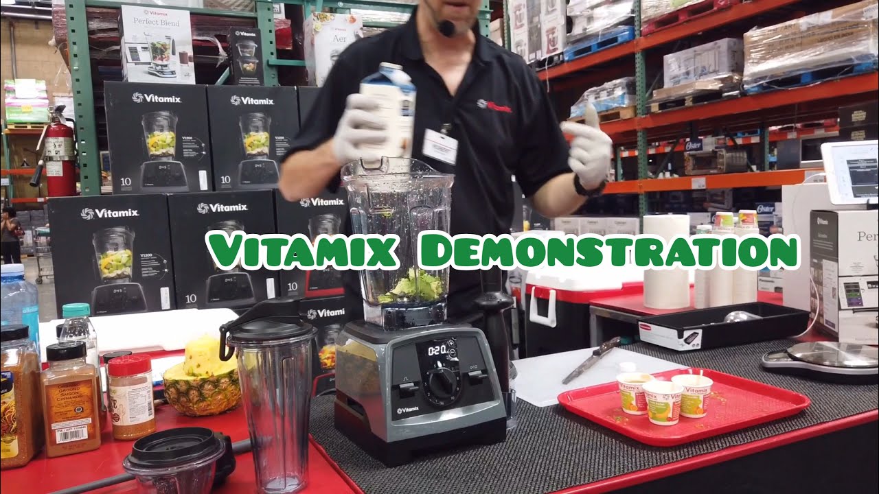Vitamix Demonstration|Avocado chocolate ice cream recipe|偶遇Costco Vitamix演示👏🏻👨🏻‍🍳