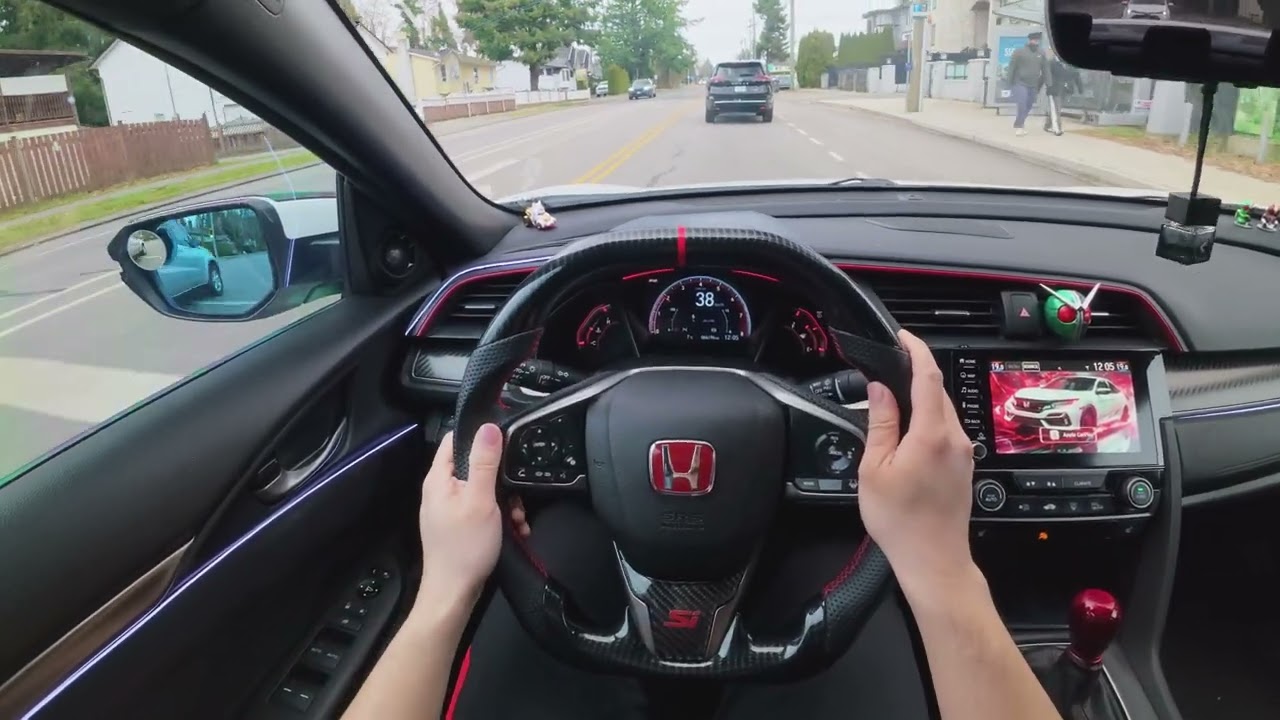 Chill City Drive in a Civic Si | POV | No Commentary