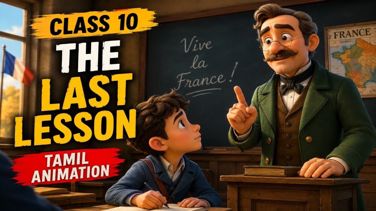 The Last Lesson - Class 10 || TAMIL ANIMATION || State Board, CBSE, NCERT #tamilanimation #tamil