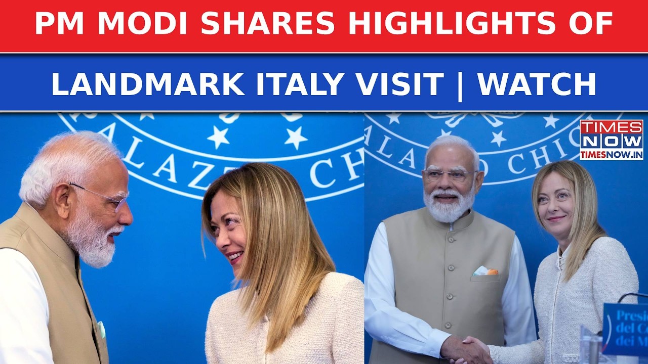 PM Modi&rsquo;s Italy Visit Ends With 'Big' India-Italy Partnership Push | WATCH | Major Highlights