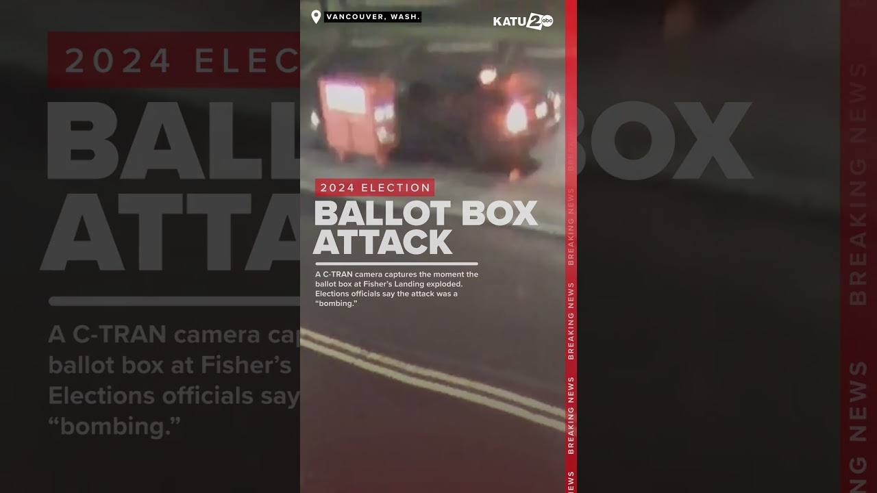 Fisher's Landing ballot box attack, officials say it was deliberate #katu2abc #washington  #oregon