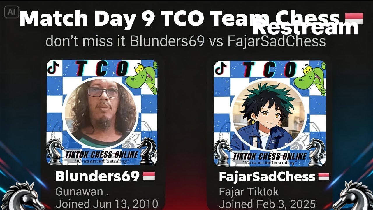 Match Day 9 TCO TEAM TOURNEY @chess.com 🔊☕
