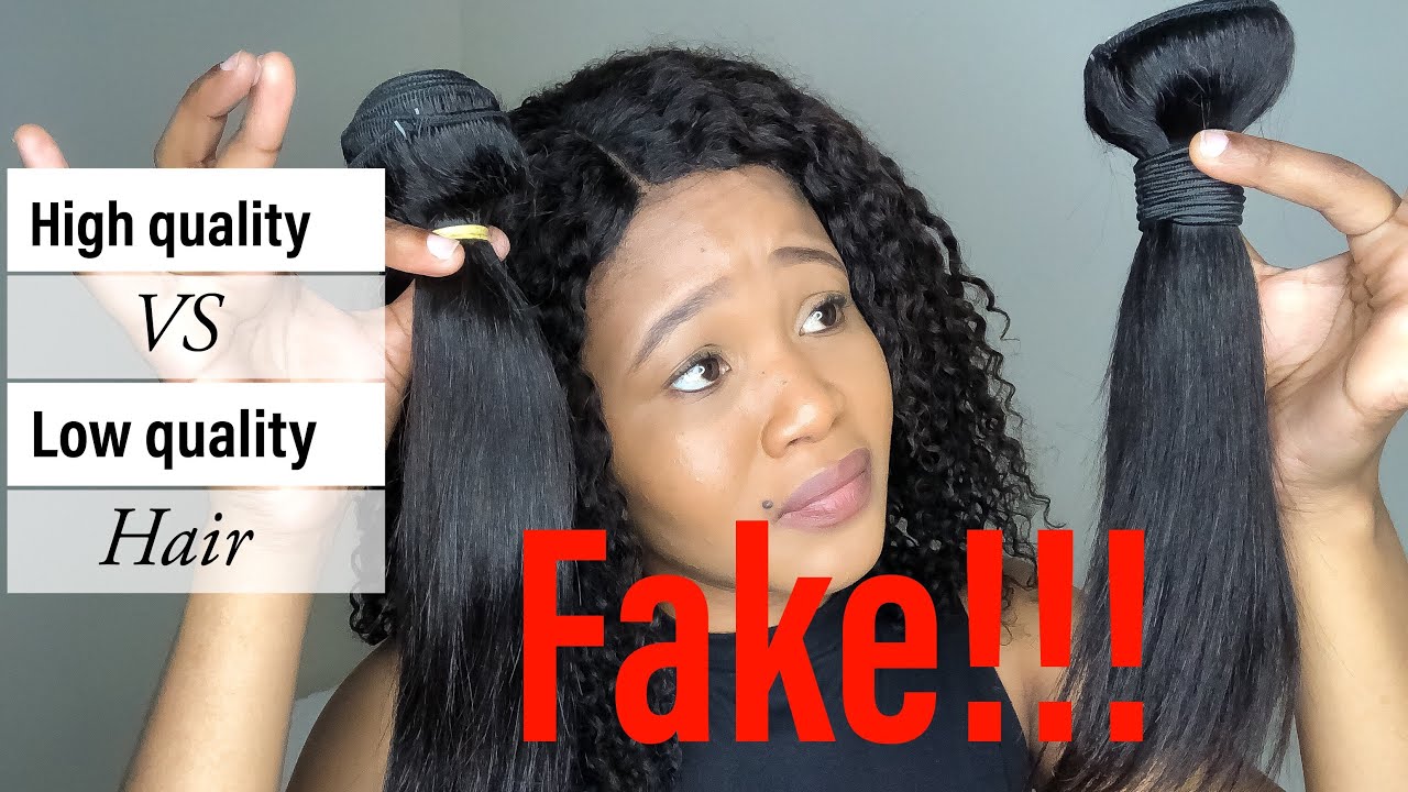 High quality hair vs low quality hair|Kholiswa M|South African YouTuber