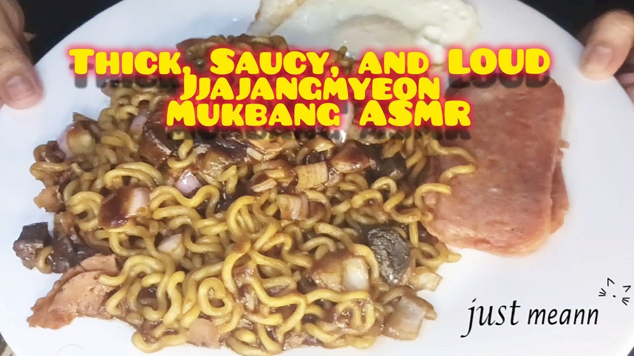 asmr black bean noodles mukbang | jjajangmyeon mukbang #ASMR #Mukbang #blackbeannoodles