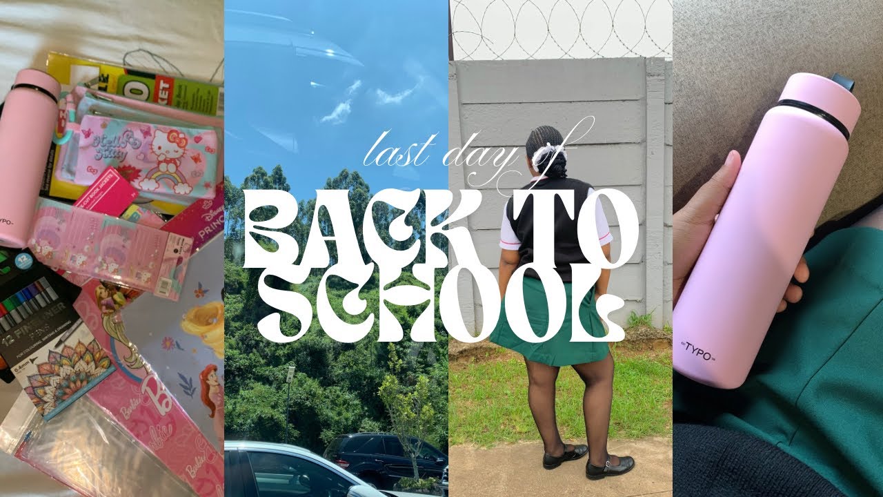 LAST DAY OF BACK TO SCHOOL: stationary haul,few glimpse,school morning etc.. #backtoschool 