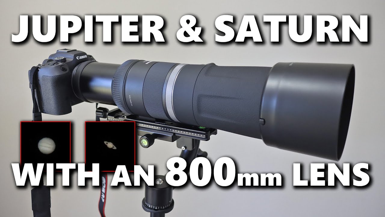 Юпитер и Сатурн с объективом 800 мм — Canon EOS R7 и RF 800mm f/11