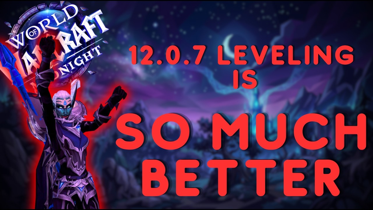Leveling Changes in WoW Midnight patch 12.0.7 are Massive