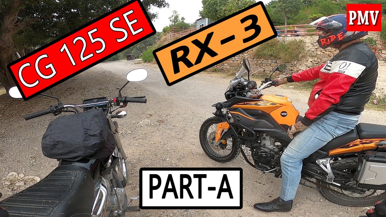 HONDA CG 125 SE & ZONGSHEN RX3 STEEP HILLS RIDE PART A