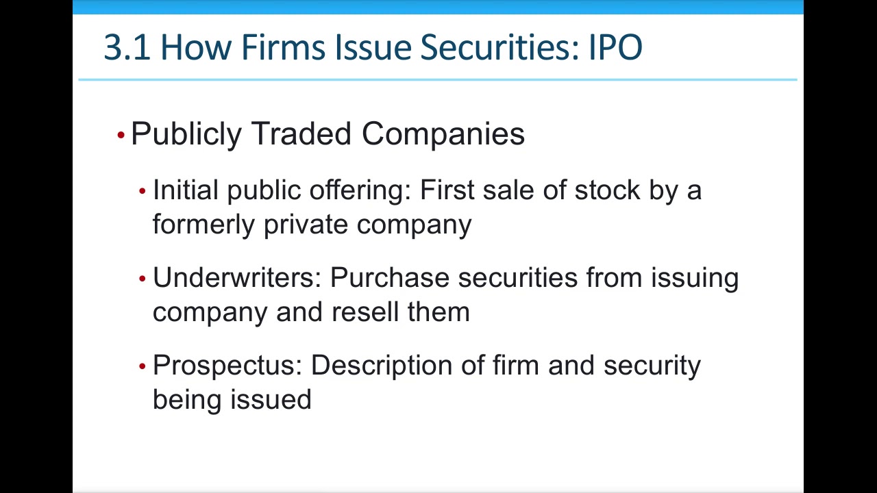 Essentials of Investments Chapter 3, Securities Markets