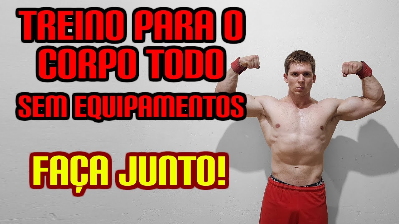 Treine o Corpo TODO | INTERMEDIÁRIO | SEM EQUIPAMENTOS | 14 min. | Acompanhe Junto!