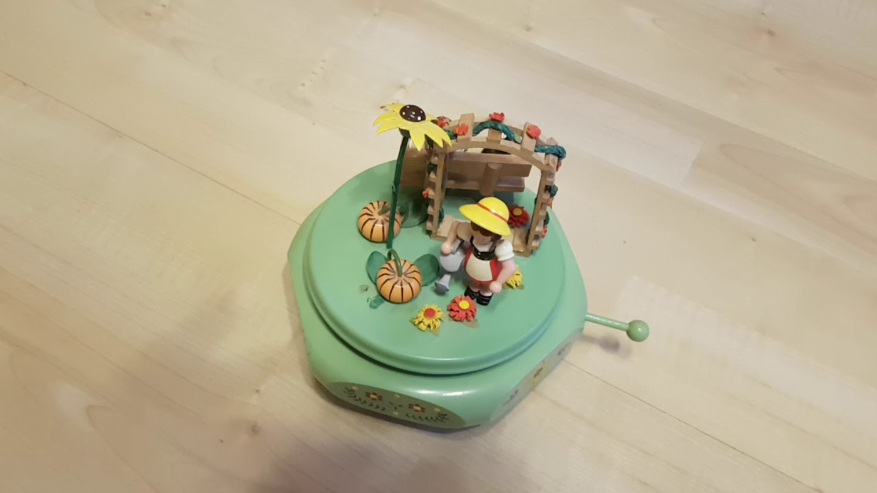 Spieldose Gartenidyll