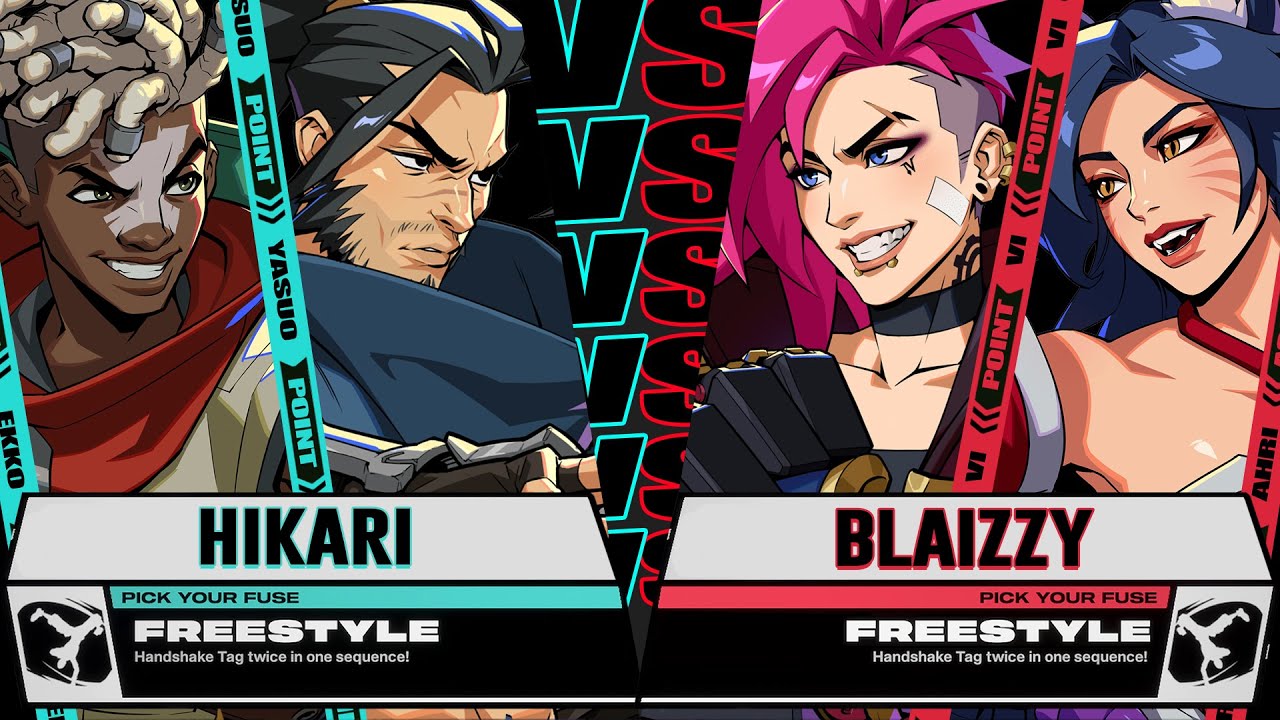Hikari (Yasuo/ Ekko) vs Blaizzy (VI / Ahri) - 2XKO