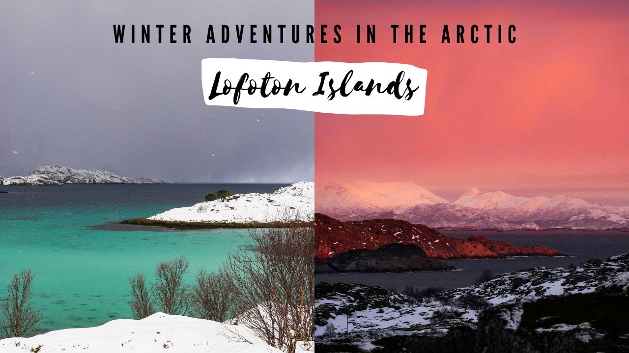 LIVING ON A TINY ISLAND IN THE ARCTIC | Snowy hikes and dancing aurora