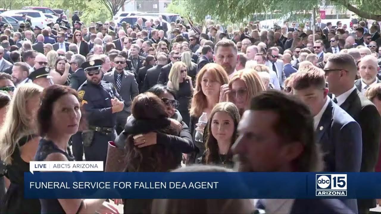 NOW: Funeral service for fallen Tucson DEA Agent Mike Garbo