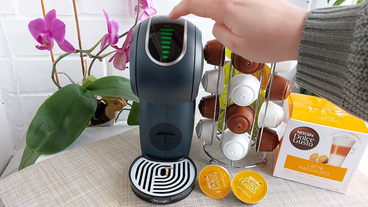 Dolce Gusto Genio S Touch EDG426.GY by DeLonghi + Latte Macchiato by Nescafe
