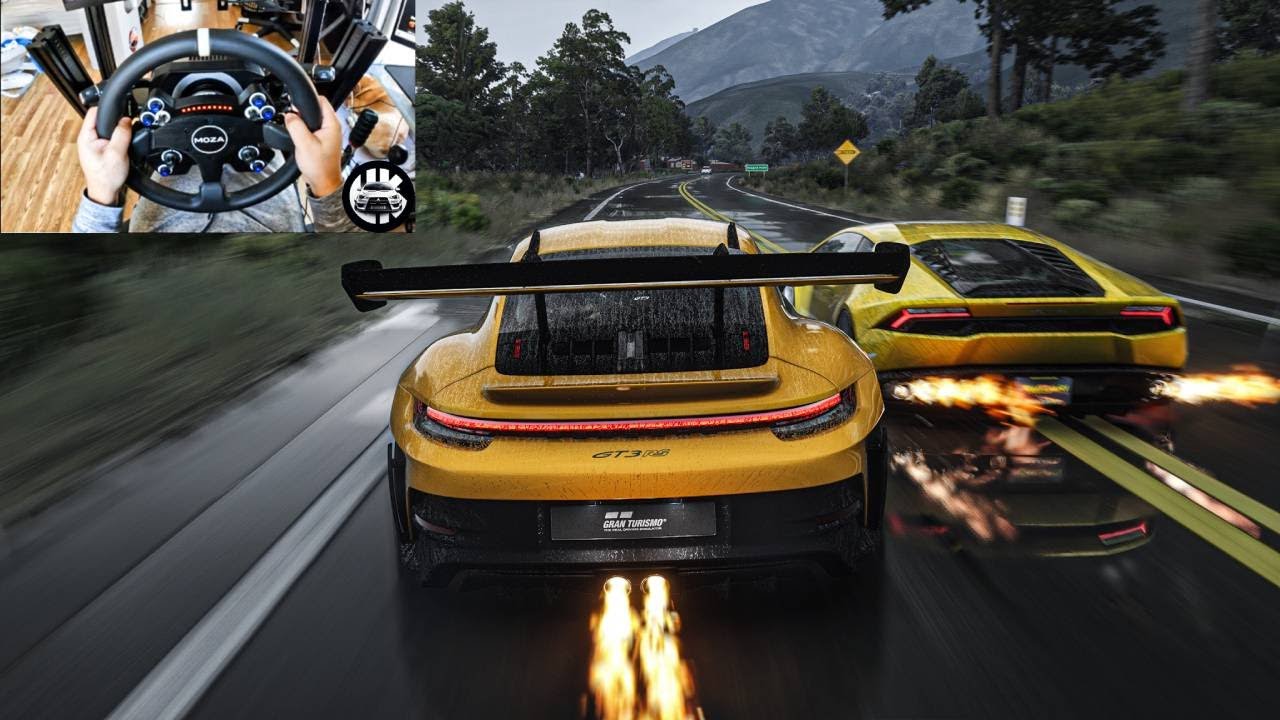 724HP Porsche 911 GT3 RS Vs 719HP Lamborghini Huracan - Assetto Corsa