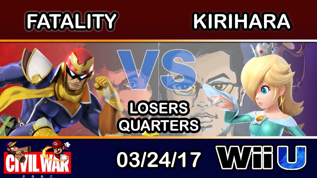 2GGC: Civil War - FS | Fatality (Captain Falcon) Vs. Kirihara (Rosalina) Losers Quarters