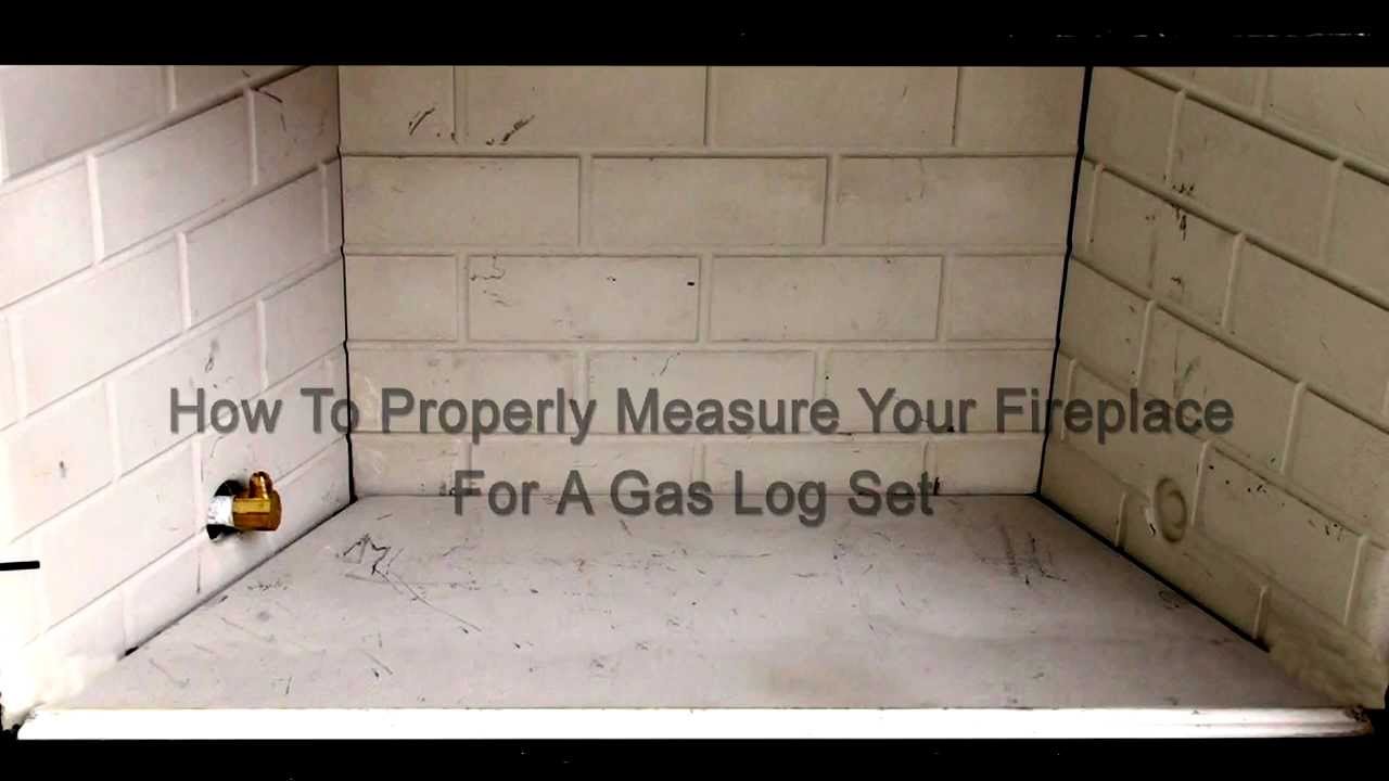 How To Measure Your Fireplace For Gas Logs