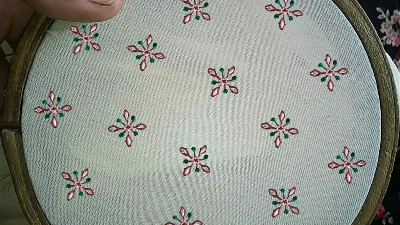 beautiful 😍💖 hand embroidery designs | hand work flower design | hand embroidery for beginners