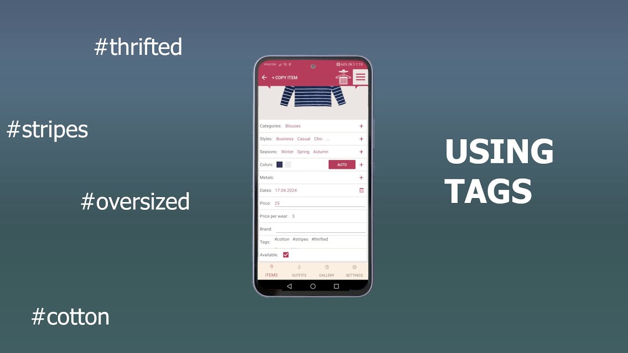 Using Tabs | UByDesign Digital Wardrobe App with AI Stylist