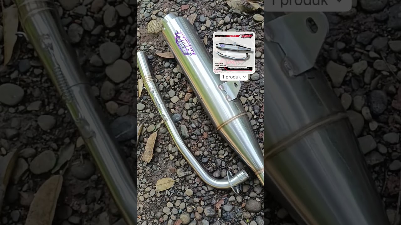 knalpot standar racing sogun 110 