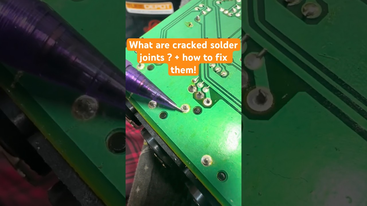 What are Cracked Solder Joint? | #yamaha #microphone #amprepair #amplifier #amptech #amp #soldering