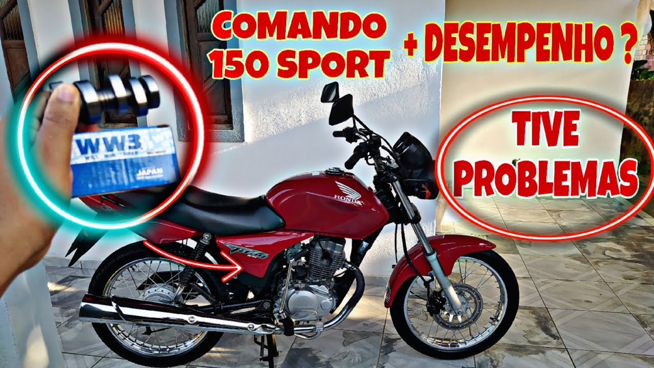 COMANDO DE VÁLVULAS CG 150 SPORT NA TITAN 150 CARBURADA - Rafa03