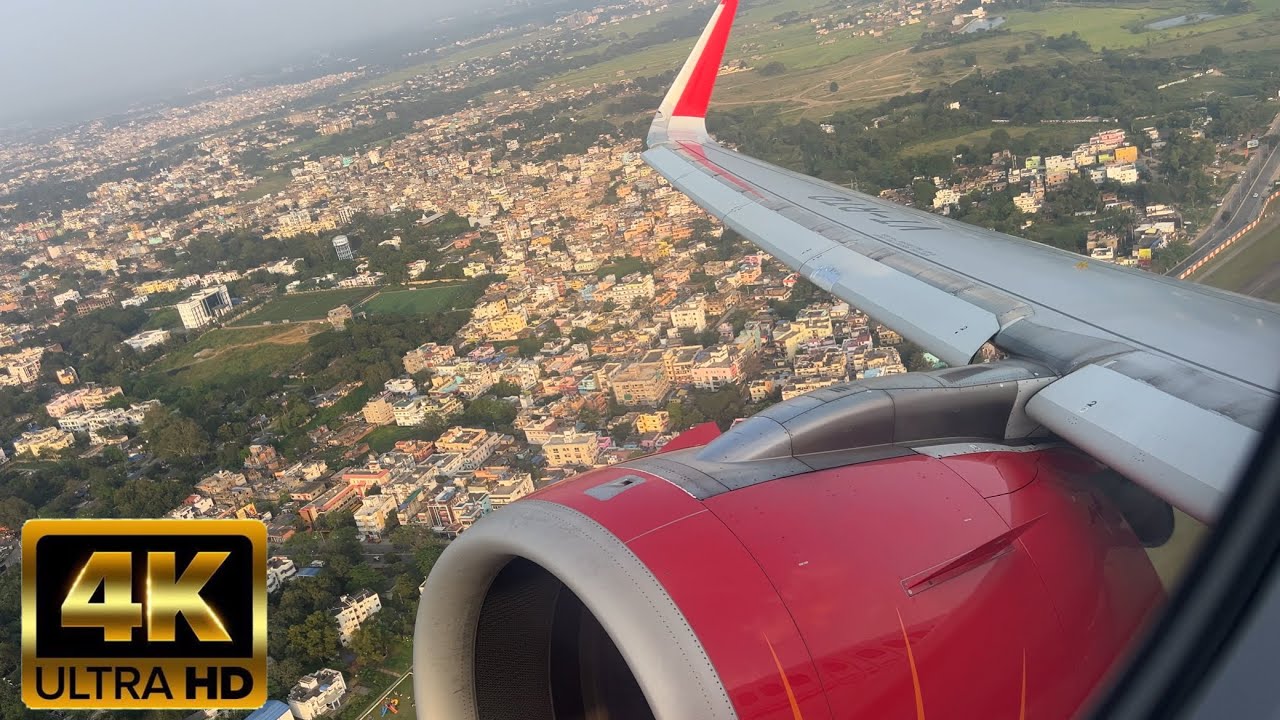 [4K] CFM LEAP-1A Takeoff From Birsa Munda Airport Ranchi, Air India Express Airbus A320Neo