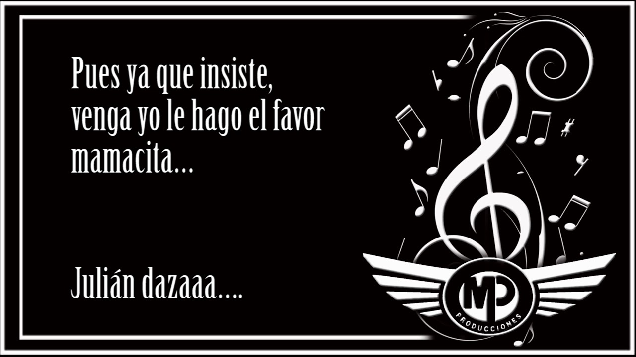 A Medianoche Letra Julian daza