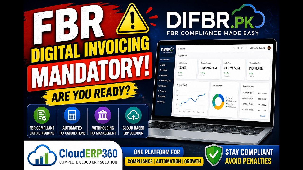 🚀 DIFBR.PK &mdash; Cloud-Based FBR Digital Invoicing | Complete Guide | Digital Invoicing System