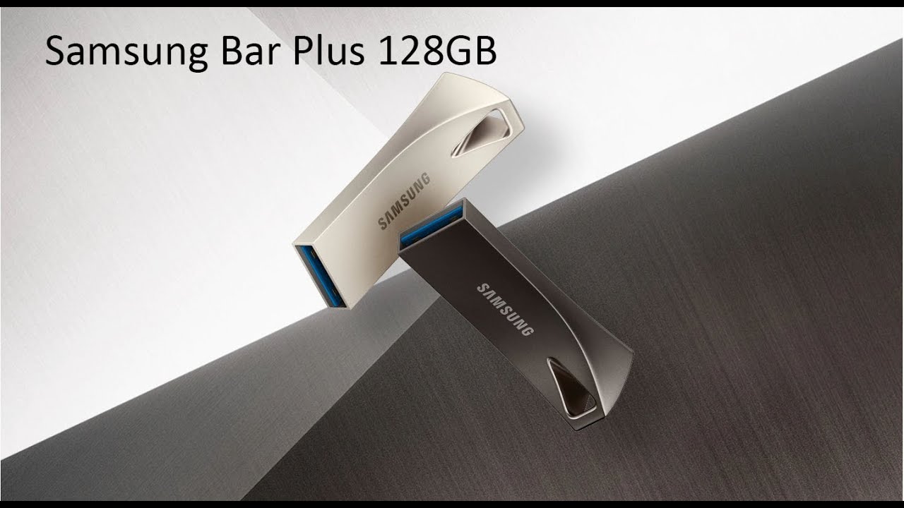 Pen drive Samsung Bar Plus 128GB - Será esse o melhor pendrive? [2021] Portuguese
