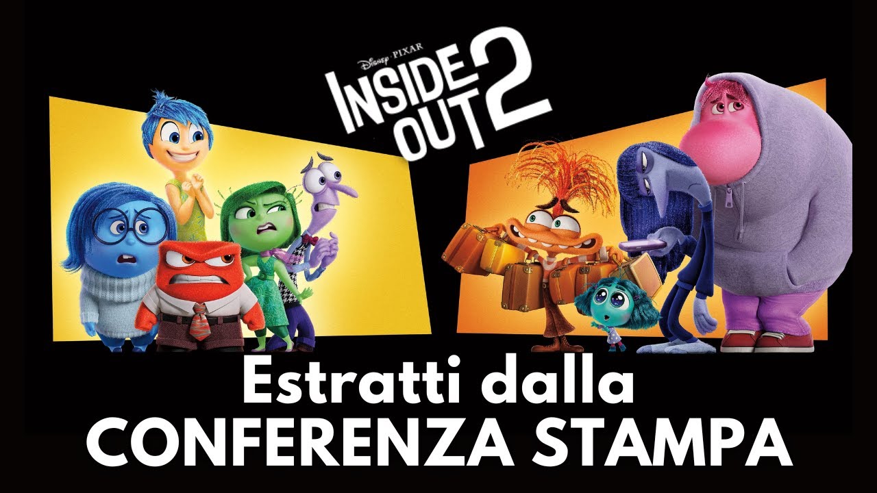 Inside Out 2 | Conferenza Stampa del film Pixar con Mark Nielsen, Kelsey Mann e doppiatori italiani