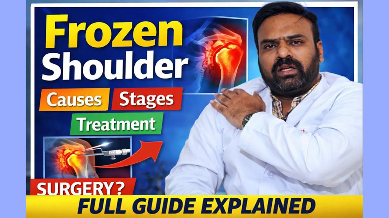 Frozen Shoulder Real Reasons, Stage wise Treatment & Surgical Options Explained