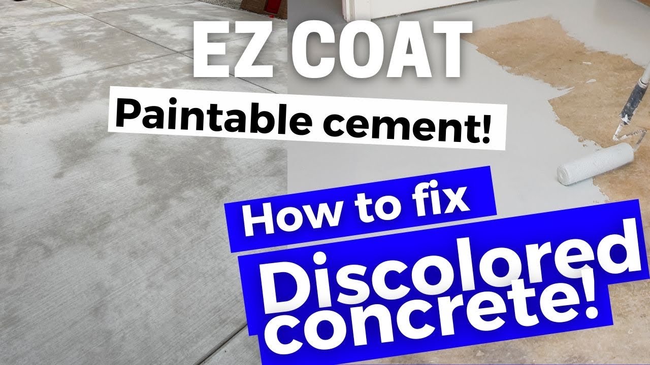 How To Mix EZ Coat: Say Goodbye to Uneven, Discolored Concrete!