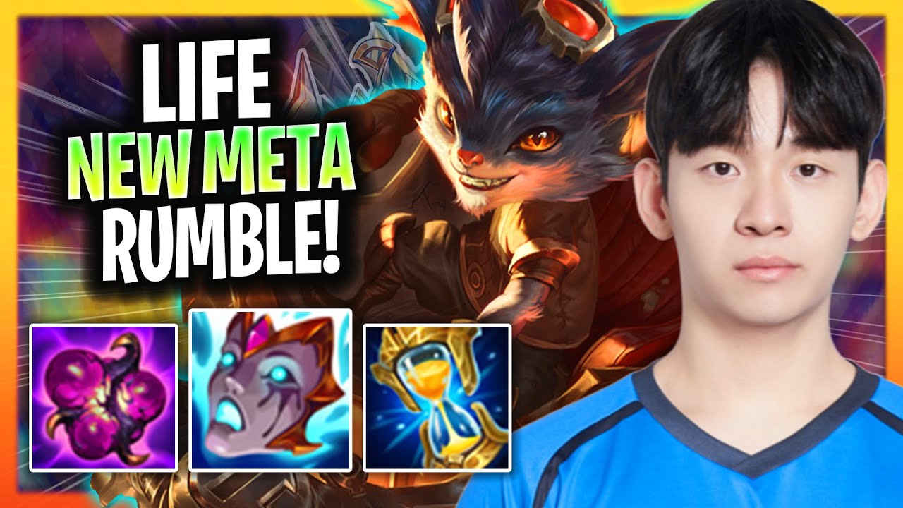 LIFE INSANE NEW META RUMBLE! | DNF Life Plays Rumble Support vs Pyke!  Season 2025